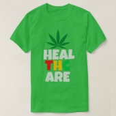 T-shirt Soins de santé THC est médecine (Design devant)