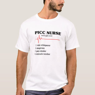 T-shirt Soins infirmiers amusants Équipe Picc Infirmière