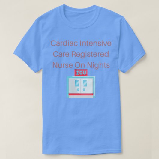 T-shirt Soins intensifs Cardiaques Infirmière Infirmière I (Design devant)