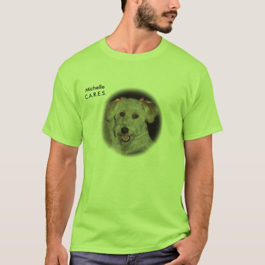 T-shirt SOINS - Michelle - customisés - customisé (Devant)