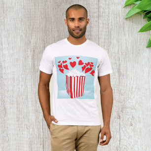 T-shirt Soirée cinéma Popcorn et Cœurs
