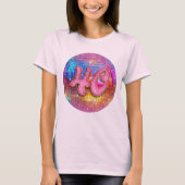 T-shirt Soirée de 40e anniversaire Gold rose Parties scint (Devant)