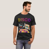 T-shirt Soirée de danse disco rétro (Devant entier)