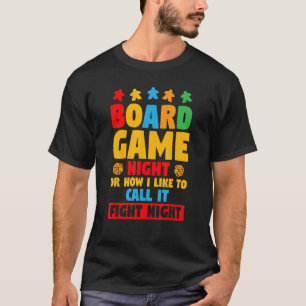 T-shirt Soirée De Jeu De Planche Drôle Ou Comment J'Aimera