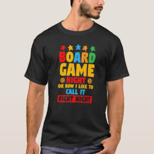 T-shirt Soirée de jeu de société drôle ou comme j'aime l'a