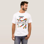 T-shirt Soirée de jeux, amateurs de jeux de société (Devant entier)