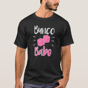 T-shirt Soirée de Joueuses Bunco Babe Jeu de Dés Femmes