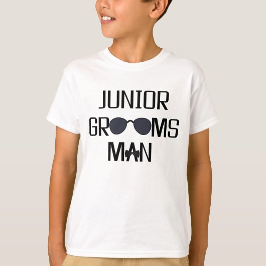 T-shirt Soirée de mariage junior Groomsman (Devant)