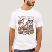 T-shirt Soirée des chats sushi (Devant)