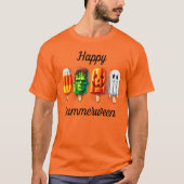 T-shirt Soirée d'été Halloween Summerween (Devant)