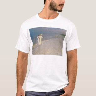 T-shirt Soirée d'été sur la plage du sud de Skagen