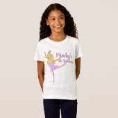 T-Shirt Soirée Doodale Cute Ballerina Anniversaire (Devant entier)