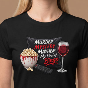 T-shirt Soirée énigmatique de meurtre et de vin