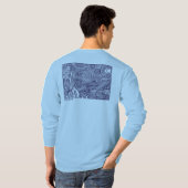 T-shirt soirée étoile art (Dos entier)