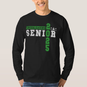 T-shirt Soirée supérieure Cheerleader Cheer Senior 2025 Gr