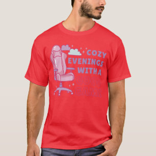 T-shirt Soirées Cosy Avec un Bon Jeu Cosy Gamer Jeux C