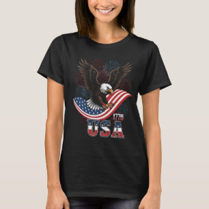 T-shirt Soirs de liberté - Aigle Majestic 4 juillet T-