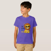 T-shirt Sois Brave Sois Toi Lion (Devant entier)