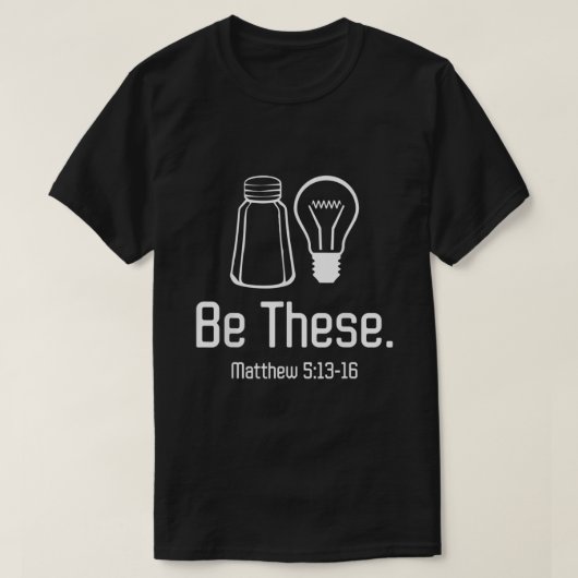 T-shirt Sois ces sel et lumière Christian Matthieu 51316 (Design devant)