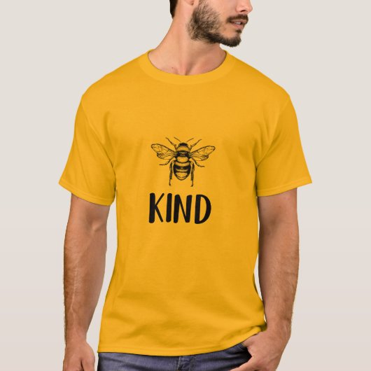 T-shirt Sois Gentil, Abeille  (Devant)