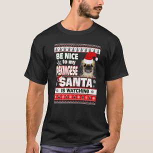 T-shirt Sois gentil avec moi, je connais le Pékinois du Pè