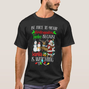 T-shirt Sois gentil avec ton professeur de maternelle, le
