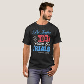 T-shirt Sois Joyeux Essais Patients Romans Tee (Devant entier)