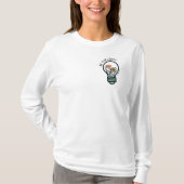 T-shirt Sois la lumière. Matthieu 5:14 (Devant)