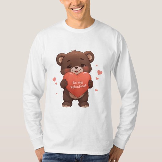 T-shirt Sois ma Saint Valentin ? (Devant)