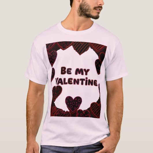 T-SHIRT SOIS MA VALENTINE (Devant)