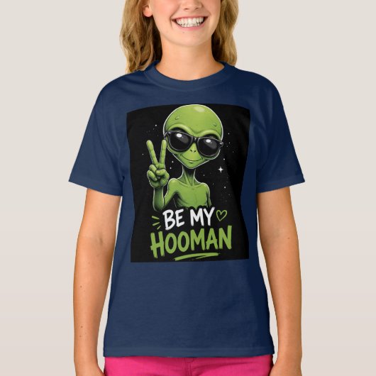 T-shirt Sois mon humain 👽 (Devant)