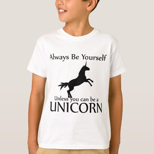 T-shirt Sois Toi-Même Unicorne (Devant)