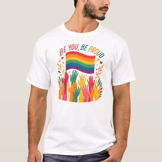 T-shirt Sois Toi, Sois Fière (Devant)