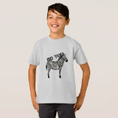 T-shirt Sois toi Zebra Graphic (Devant entier)