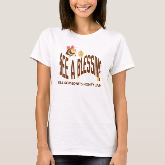 T-shirt Sois une bénédiction (Devant)