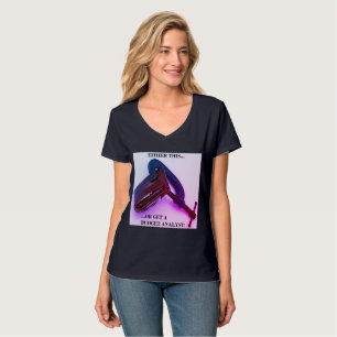 T-shirt "Soit ça... soit un analyste du budget !" Débardeu