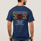 T-shirt soixante-neuvième Régiment d'infanterie - 27ème (Dos)