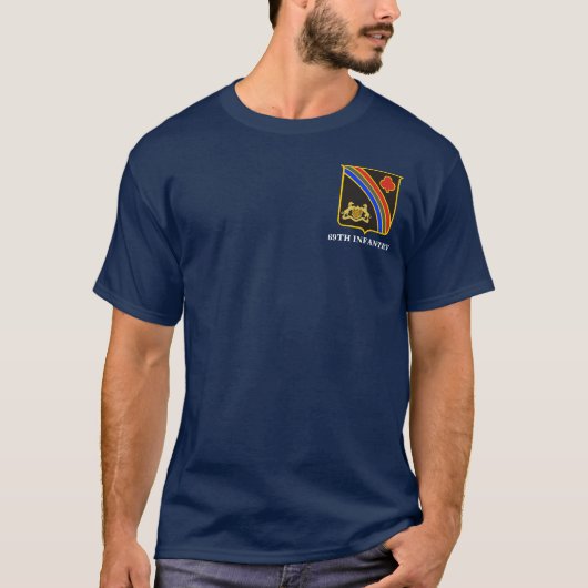 T-shirt soixante-neuvième Régiment d'infanterie - 27ème (Devant)