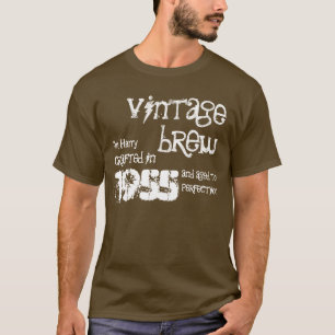T-shirt soixantième Anniversaire Brew vintage V07LA de