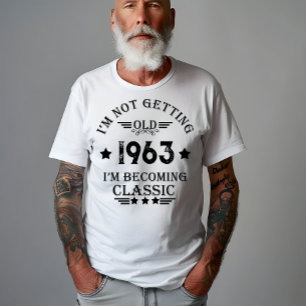T-shirt Soixantième anniversaire personnalisé vintage 60 a