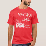 T-shirt soixantième Brew vintage V07K du cadeau<br><div class="desc">La chemise ROUGE et le texte BLANC sont vous nés en 1954 ?  Ou recherchant un cadeau d'anniversaire d'amusement pour quelqu'un ?  Vérifiez alors ce T-shirt 1954 vintages de Brew.</div>