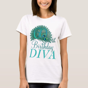 T-shirt soixantième Chemises de diva d'anniversaire