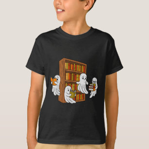 T-shirt Soky Ghost Livres de lecture Bibliothèque Hallowee