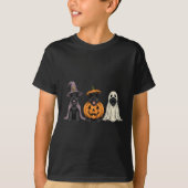 T-shirt Soky Ghost Scottierrier Pumpkin Halloween Dog Love (Devant)