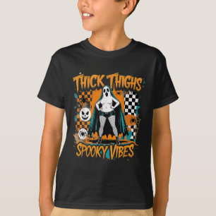 T-shirt Soky Vibes Épais Épais Cute Humour Fantôme