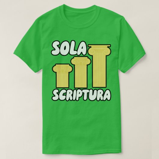 T-shirt Sola Scriptura (Design devant)