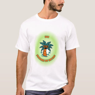 T-shirt Solaire : Alimenté par la nature Énergie Verte