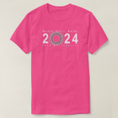 T-shirt Solaire Eclipse Moose River Maine 8 avril 2024 (Design devant)