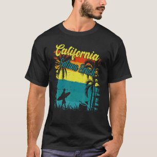 T-shirt Solana Beach California Beach Retro Vintage Sunset