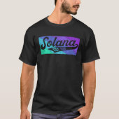 T-shirt Solana SOL Script Bold Font Retro Solana Crypto (Devant)